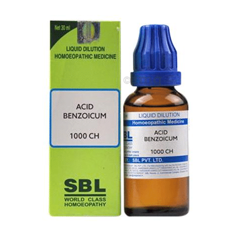 SBL Acid Benzoicum Dilution 1000 CH