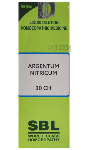 SBL Argentum Nitricum Dilution 30 CH