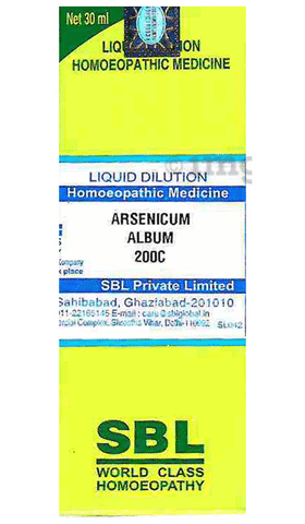 SBL Arsenicum Album Dilution 200 CH