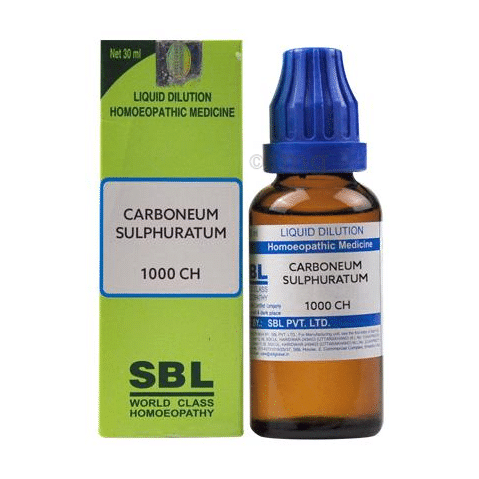 SBL Carboneum Sulphuratum Dilution 1000 CH