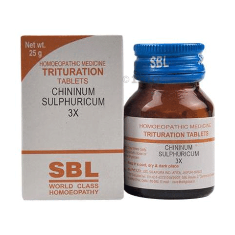 SBL Chininum Sulphuricum Trituration Tablet 3X