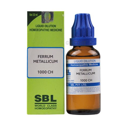 SBL Ferrum Metallicum Dilution 1000 CH