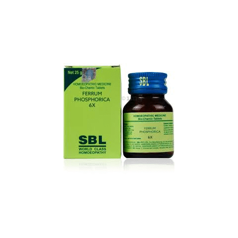 SBL Ferrum Phosphoricum Biochemic Tablet 6X