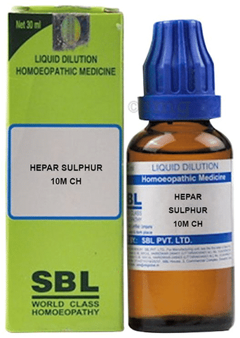SBL Hepar Sulphur Dilution 10M CH
