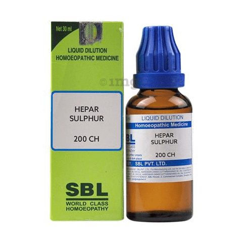 SBL Hepar Sulphur Dilution 200 CH