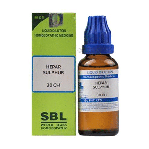 SBL Hepar Sulphur Dilution 30 CH