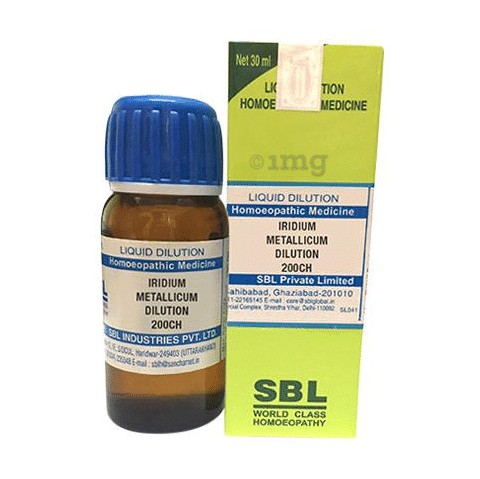 SBL Iridium Metallicum Dilution 200 CH