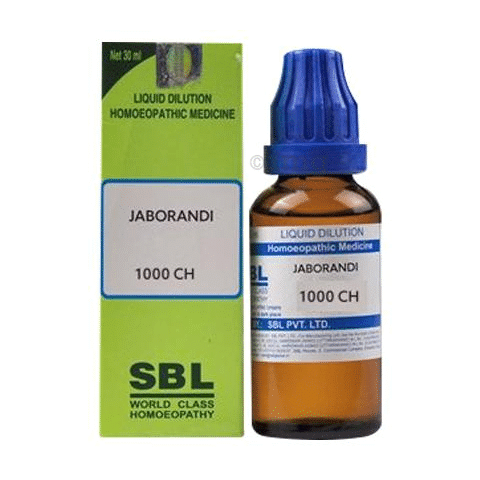 Buy SBL Jaborandi Dilution 1000 CH Online, View Uses, Review, Price,  Composition | SecondMedic
