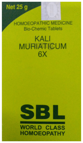 SBL Kali Muriaticum Biochemic Tablet 6X