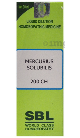 SBL Mercurius Solubilis Dilution 200 CH