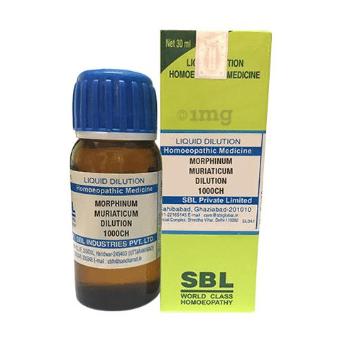 SBL Morphinum Muriaticum Dilution 1000 CH