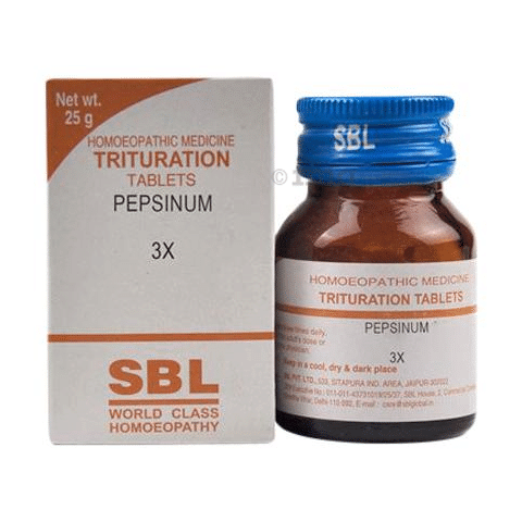 SBL Pepsinum Trituration Tablet 3X