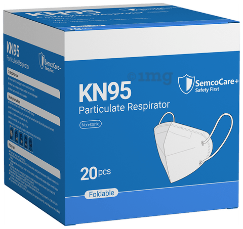 SemcoCare+ KN95 Particulate Respirator Face Mask