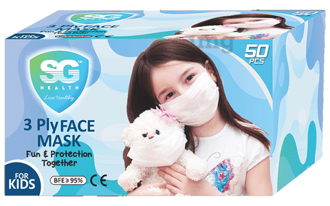 SG Health 3 Ply Face Mask for Kids