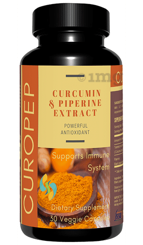 Sharrets Curopep 95% Curcumin & Piperine Extract Capsule