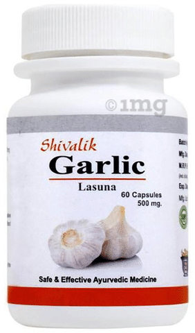 Shivalik Herbals Garlic- Lasuna 500mg Capsule Pack of 2