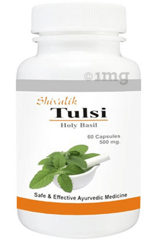 Shivalik Herbals Tulsi 500mg Capsule Pack of 2