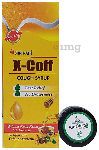 Shri Nath X-Coff Syrup with Aloe Vera Gel 10gm free