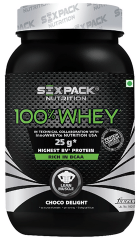 Sixpack Nutrition 100% Whey Protein Powder Choco Delight