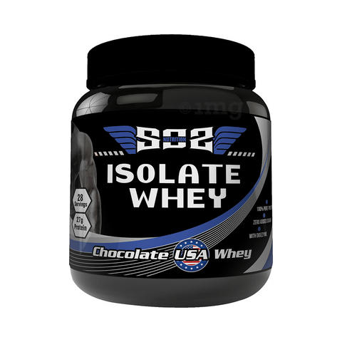 SOS Nutrition Isolate Whey Protein Powder Chocolate