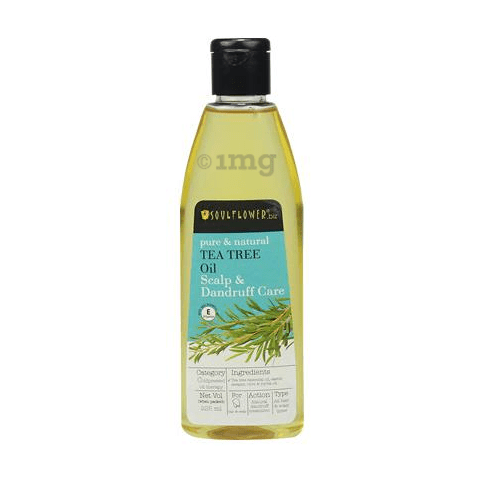 Soulflower Tea Tree Scalp & Anti Dandruff Oil