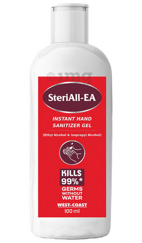SteriAll-EA Instant Hand Sanitizer Gel (100ml Each)