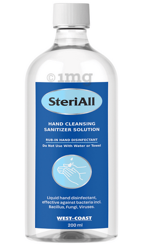 SteriAll Hand Cleansing Sanitizer Solution (200ml Each)