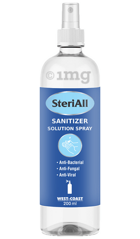 SteriAll Hand Sanitizer Solution Spray (200ml Each)