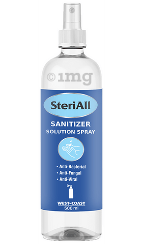 SteriAll Hand Sanitizer Solution Spray (500ml Each)