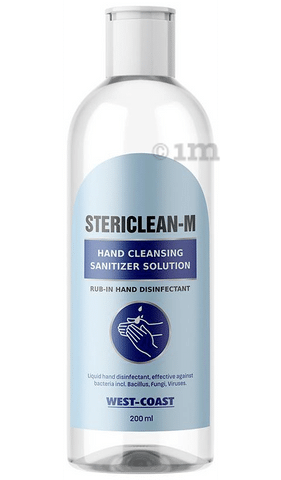 Stericlean-M Hand Cleansing Sanitizer Solution (200ml Each)
