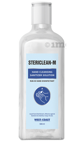 Stericlean-M Hand Cleansing Sanitizer Solution (500ml Each)