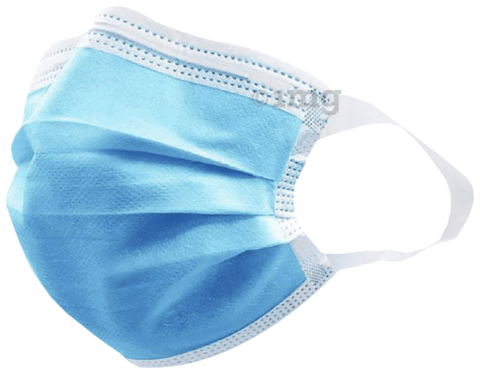 Suchi 3Ply Pullout Facemask for Kids Blue