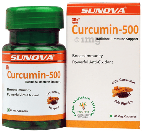 Sunova Curcumin 500 Veg. Capsule