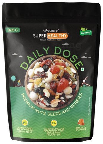 Super Healthy Super Healthy Daily Dose Nuts, Seeds & Berries-Organic Trail Mix, 20+ Varieties like Almonds, Cranberries, Pumpkin Premium