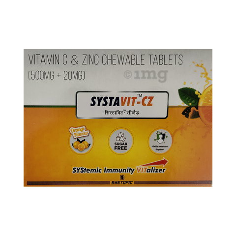 Systavit-CZ Chewable Tablet Orange Sugar Free