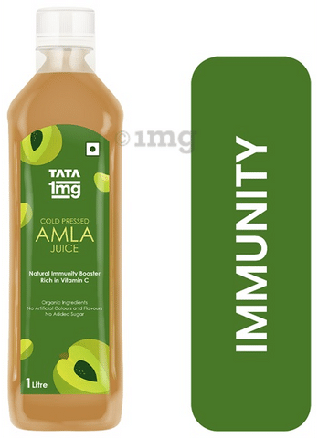 Tata 1mg Cold Pressed Amla Juice Natural Immunity Booster Rich in Vitamin C