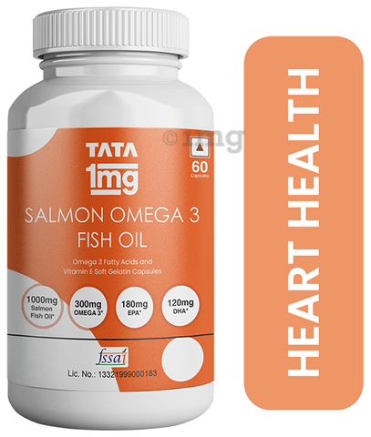 Tata 1mg Salmon Omega 3 Fish Oil Capsule
