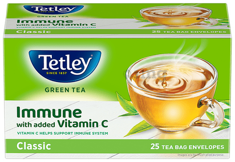 Tetley Green Tea Bag (1.3gm Each) Classic