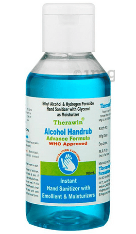 Therawin Advance Formula Alcohol Handrub (100 Each)