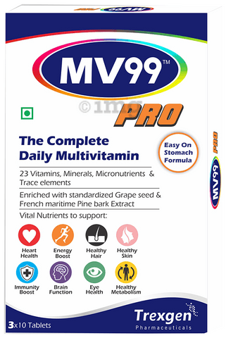 Trexgen MV99 Pro The Complete Daily Multivitamin Tablet