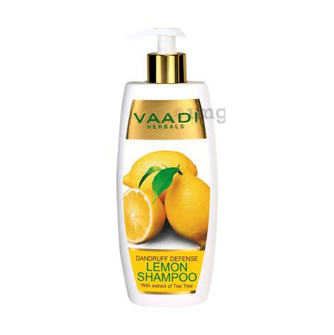 Vaadi Herbals Dandruff Defense Lemon Shampoo with extract of Tea Tree