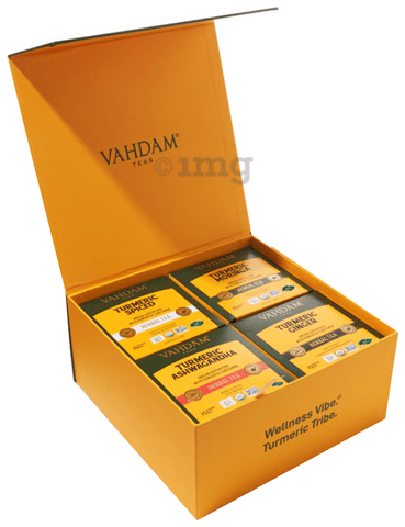 Vahdam Teas Turmeric Wellness Kit (2gm Each)