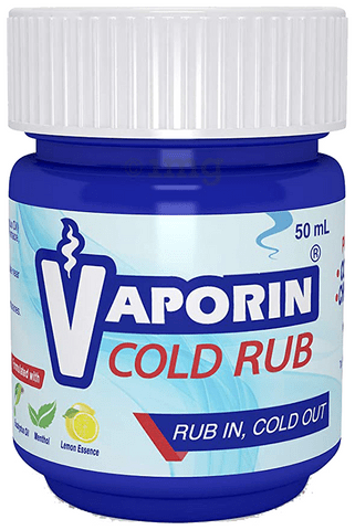 Vaporin Cold Rub Balm with EverClean Hand Sanitzer 60ml Free