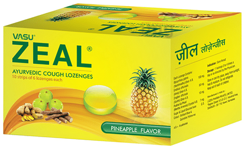 Vasu Zeal Lozenges Pineapple