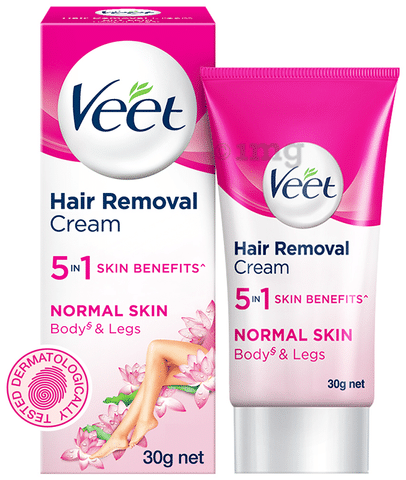 Veet 5 in 1 Skin Benefits Hair Removal Cream for Women Normal Skin