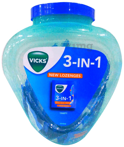 Vicks 3 IN 1 Lozenges Orange Menthol