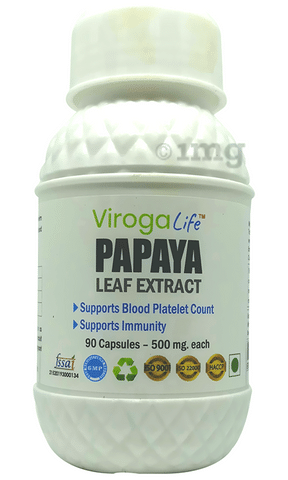 Viroga Life Papaya Leaf Extract Capsule