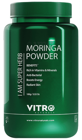 Vitro Naturals I Am Super Herb Moringa Powder for Energy Booster Powder