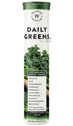 Wellbeing Nutrition Daily Greens Effervescent Tablet (15 Each)