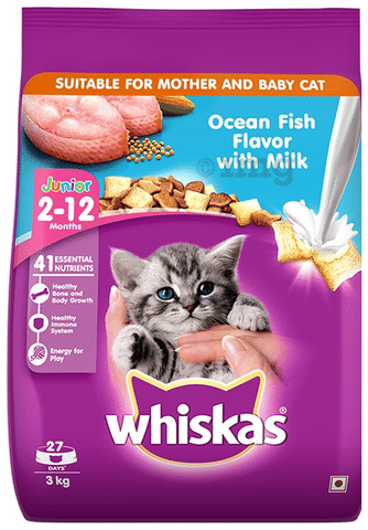 Whiskas Dry Food for Mother & Baby Cat Ocean Fish Flavour Junior 2-12 months